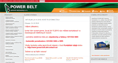 Desktop Screenshot of powerbelt.sk