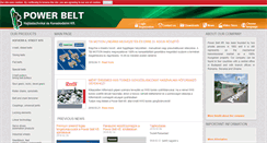 Desktop Screenshot of en.powerbelt.hu