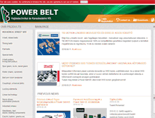 Tablet Screenshot of en.powerbelt.hu